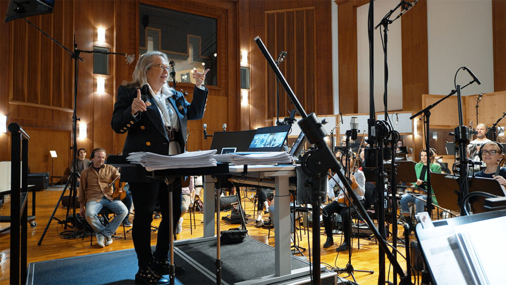 Orchesteraufnahme der Filmmusik zu Captain America Brave New World in der Synchron Stage Vienna
